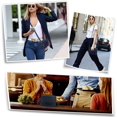 thumbnail image 5 of Bolso Bandolera De Moda para Mujer - Bolso para Teléfono De Cuero Genuino - Bolso De Hombro Pequeño - Bolso Billetera De Gran Capacidad con Tres Cremalleras - Bolso De Hombro con Correa Ajustable BRILLAR  Rojo Verde, 5 of 5
