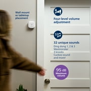 Philips Wireless Security Doorbell Chime Kit, Decoy Doorbell Camera, Motion-Activated Light, 32-Chime Doorbell