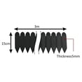 thumbnail image 4 of Flexible Garden Edging, Custom Design Edging 3Meters Black PP Material Landscape Border Edging For Vegetable Garden Flower Beds Lawn Areas, 4 of 5