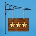thumbnail image 3 of CafePress - 3 Star Hanging Sign T Shirt - Women's Traditional Fit Dark T-Shirt, 3 of 4