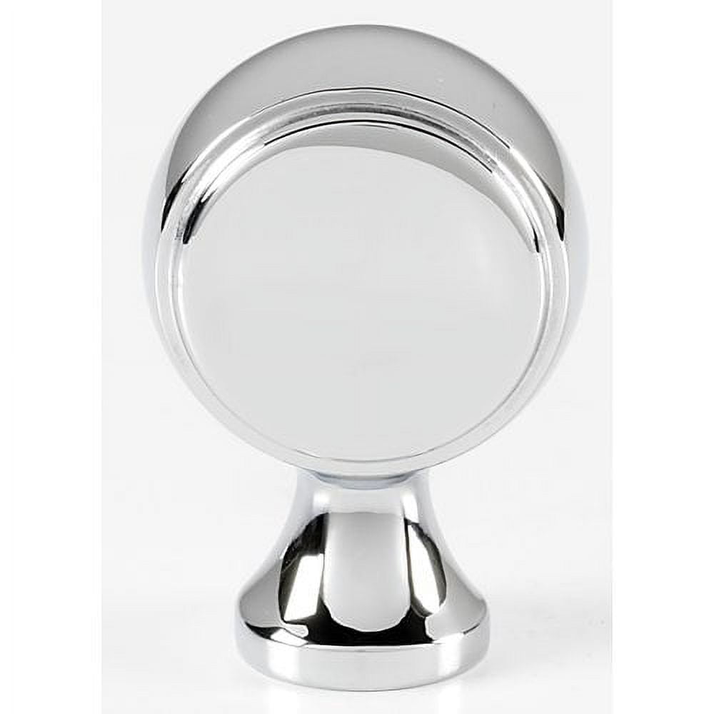 Alno A980-BARC Royale 7/8" Solid Brass Elegant Side Disc Cabinet Knob / Drawer Knob -
