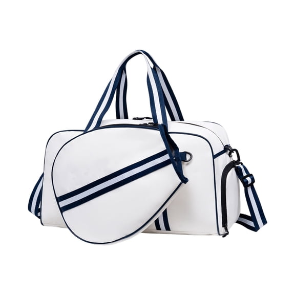 Pickleballs Toted Bag Large Sports Gym Bag with Shoe Compartment for Women Men Holds Paddles Pickle Ball Paddle Bags