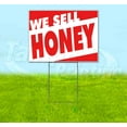 thumbnail image 1 of We Sell Honey (18" x 24") Yard Sign, Includes Metal Step Stake, 1 of 6