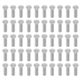 thumbnail image 1 of Uxcell 8#-32x12mm Tornillos de Luz con Estrías, 50pcs Tornillo de Pulgar Plano, Tono Níquel 7mm, 1 of 6