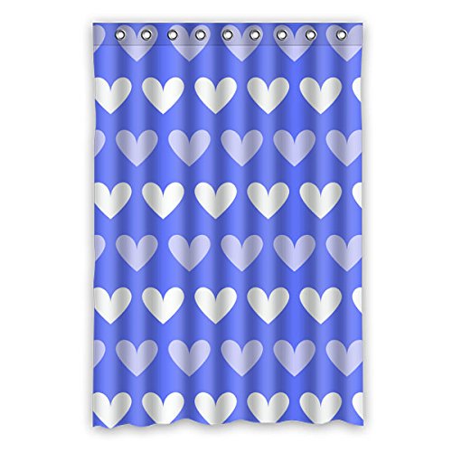 ABPHQTO Fondo azul elegante vida informal cortina de ducha impermeable cortina de ducha 120x180 cm