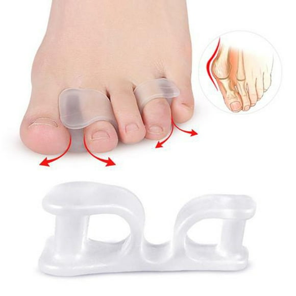 Toe Separators, Transparent Toe Adjusters for Crooked Toes Curled Toes Overlapping Toes Bunions