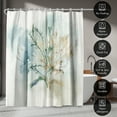thumbnail image 5 of Americanflat 71" x 74" Shower Curtain, Green Coral II by PI Creative Art, 5 of 7