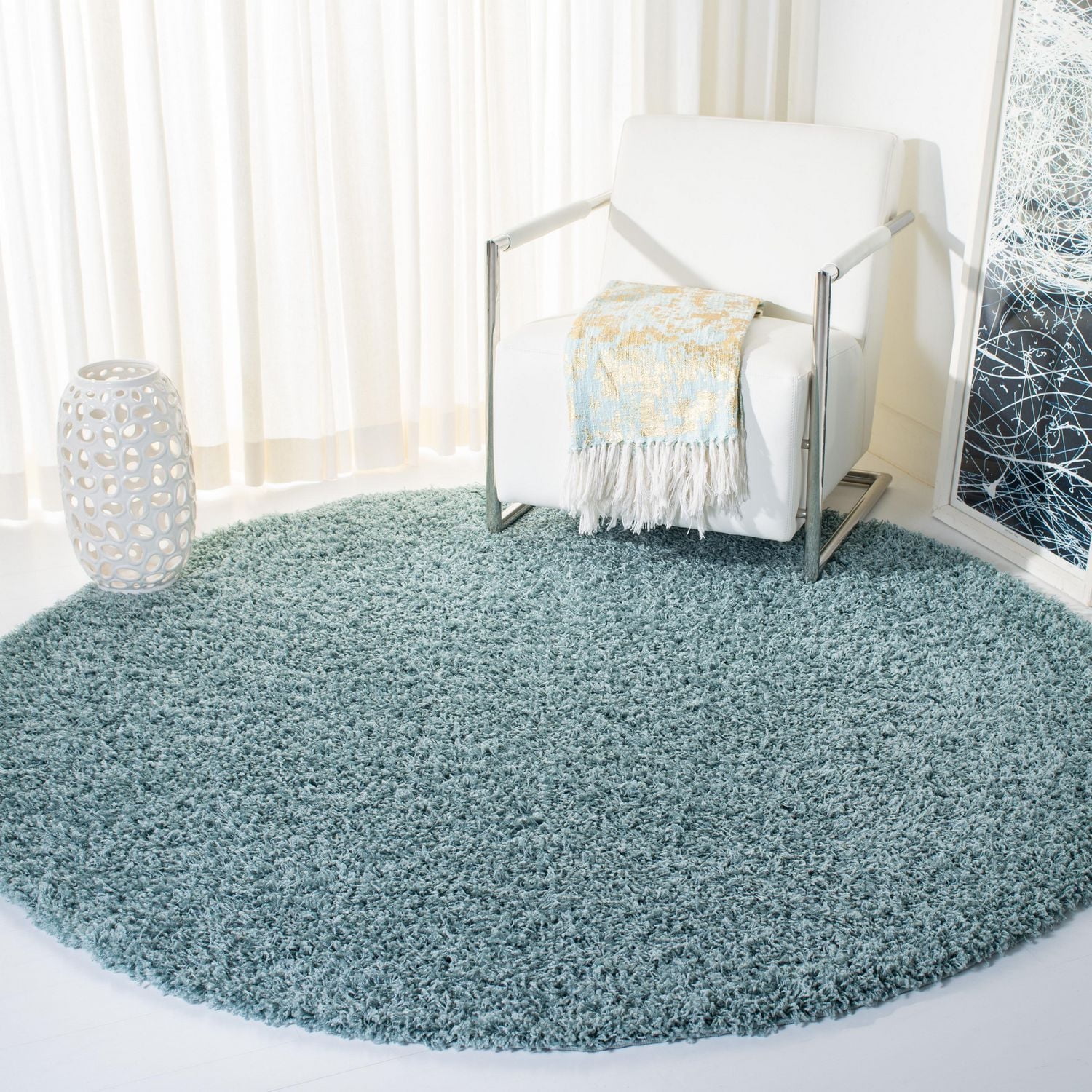 Safavieh Athens Solid Plush Shag Area Rug