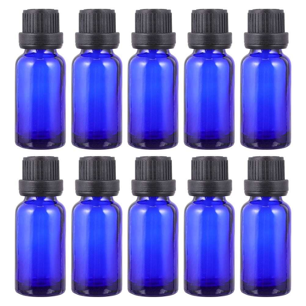 NUOLUX Bottles Glass Essential Refillableoil Dropper Bottle Droppers