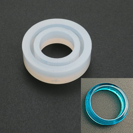 NEW 1 PC Silicone DIY Mold Making Jewelry Rings Resin Casting Mould DIY Craft Type3 16.6mm