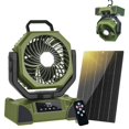 thumbnail image 1 of Ventilador eléctrico OUTTPLY 20000mAh solar portátil con control remoto, 1 of 9