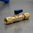 thumbnail image 4 of kowaku Globe Valve Connector with Shutoff Switch Shut-Stop Globe Valve Quarter Turn Climate Control System Accessory for Refrigeration Service, Ex-08, 4 of 10
