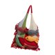 thumbnail image 1 of Bolso tote para mujer, diseño estético, tejido de punto, bolso de hombro moderno para picnic o trabajo. Rojo, 1 of 9