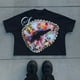 thumbnail image 4 of Camisetas holgadas de estilo gótico americano para hombre y mujer, camisetas de manga corta con estampado gráfico de hip-hop cruzado de verano, ropa urbana Y2k Harajuku, 4 of 5