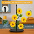 thumbnail image 4 of Containly Sunflower Paper Towel Holder - Yellow Metal Countertop Paper Towel Holder, 4 of 5