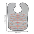 thumbnail image 1 of Waterproof Hairdressing Cape,  Buckle, PVC, Reusable, Easy to Clean, Prevents Hair From Falling, 1 of 7