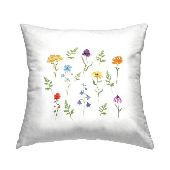 Stupell Industries Simple Forest Herbs Decorative Printed Throw Pillow Design by Corinne Rose Designs