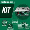 thumbnail image 3 of Metabo HPT 36V MultiVolt? Table Saw | 10-Inch Blade | Tool Body Only | C3610DRJQ4, 3 of 5