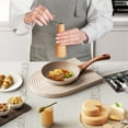 thumbnail image 2 of Innerwell 8-Inch Nonstick Granitic Frying Pan with Ergonomic Bakelite Handle, 2 of 6