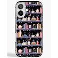 Whimsical Bookshelf with Teapots and String Lights Tough Phone Case for ...