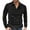 A-Black7, variant on Men's Long-Sleeve Corduroy Polo Shirt Ribbed Patchwork Button-Front Top Stylish Casual Fall Office Daily Wear
