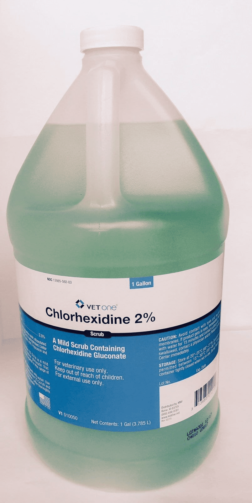 Chlorhexidine Scrub 2 Gallon Surgical, Hands Wound Cleanser for Dogs