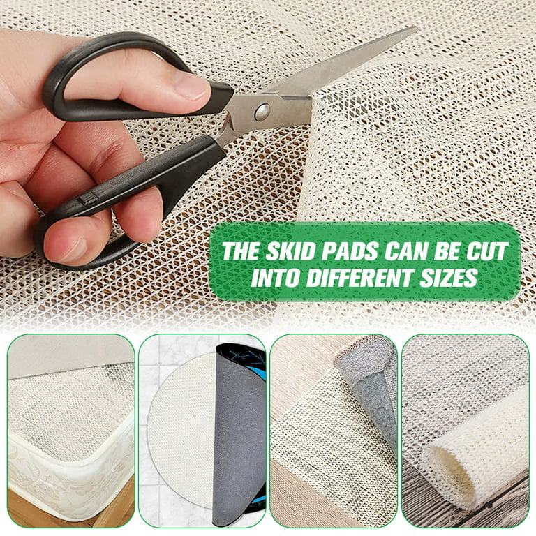 Non Slip Mesh Underlay for Rugs on Wood & Tiles - Anti-Slip