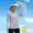 Gray, variant on Womens Long Sleeve Athletic Shirts UV Sun Protection Quick Dry Workout Running Tops V Neck Thumb Hole Green M(M)