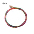 thumbnail image 4 of Youkk 6 Pcs Corde de Guitare Anti-Rouille Ton Équilibré Composant Musical Coloré 1Ensemble, 4 of 6