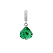 Endless Jewelry - Jennifer Lopez Collection Emerald Mysterious Drop Silver Emerald Crystal Silver Finish