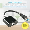 POPLIS USB 3.0 To VGA Adapter Cable External Graphic Card Video Multi