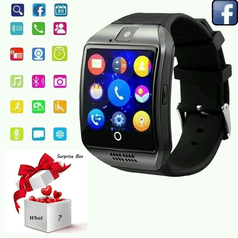 Smart Watch with Camera Bluetooth Wrist Watch SIM Card Smartwatch for IOS Android Pk Apple Watch Samsung Watch Huawei Watch Smart Watches Walmart