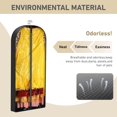 40" Clear Garment Bags for Hanging Clothes, 5 PCs Garment Bags for