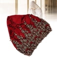 thumbnail image 2 of ESTINK Turban, Wraps Tête pour les Femmes, Wrap Tête à la Mode Foulard Musulman Femmes Turban Rétractable Rétro Brodé Chapeau Perlé, 2 of 8