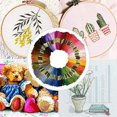 thumbnail image 2 of Kits De Iniciación De Bordado Diy Que Incluyen 50 Hilos De Colores Para Costura Diy Kits De Punto De Cruz Bordado Y Herramienta De Costura De Punto Muyoka Hogar, 2 of 7
