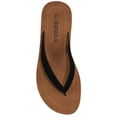 thumbnail image 2 of Soda Shoes Women Flip Flops Basic Plain Slippers Thongs Sandals Strap Casual Beach ELLA-S Black 5.5, 2 of 2