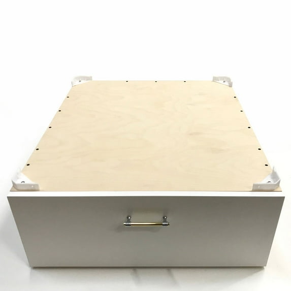 Wood Laundry Pedestal with Storage Drawer for Washer Dryer Machine- Choose your Size - 30W x 24L x16H