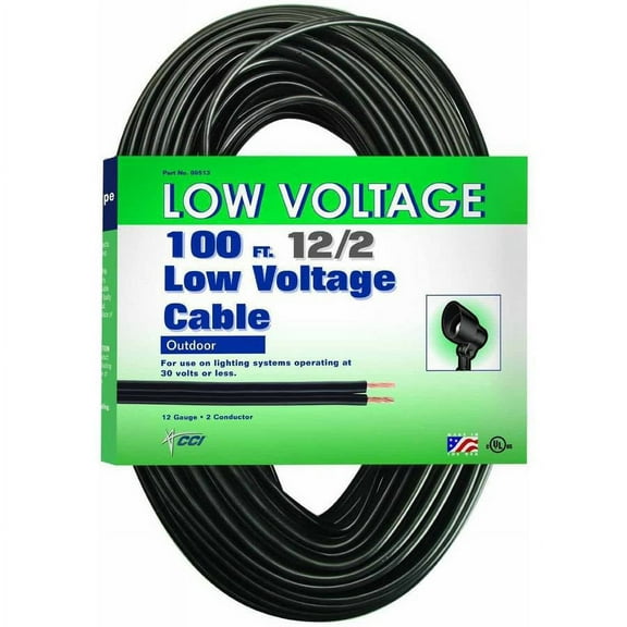 Coleman Cable 095136208 12/2 Low Voltage Lighting Cable, 100-Feet