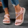 thumbnail image 3 of Dakaela Women's Walking Sandals Strappy Summer Hiking Sport Shoes Athletic Workout Gym Slip on Sneakers with Arch Support Size 7.5, 3 of 7