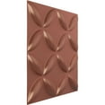 thumbnail image 2 of 19 5/8"W x 19 5/8"H Wallflower EnduraWall Decorative 3D Wall Panel, Universal Pearl Metallic Champagne Pink (Covers 2.67 Sq. Ft.), 2 of 6