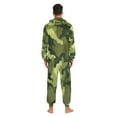 thumbnail image 7 of IAUYY Unisex Adult Onesie Pajamas Ultra-Soft Crystal-Soft Fabric, Halloween Adult Onesie Pajamas Adults,With a Zipper Plus Size Onesie Pajamas, The Plain Pattern Of Camouflage, 7 of 7