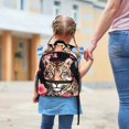 thumbnail image 6 of Rose Leopard Adjustable Shoulder Strap Beach Backpack with Large Capacity, Printed Design, Lightweight, 6 of 6