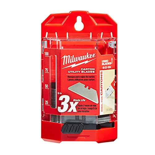 Milwaukee 48-22-1954 - 50 Pack Carton Utility Knife Blades