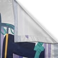 thumbnail image 3 of Ambesonne Skiing Kitchen Curtains, Happy Couple Winter Plot, 55"x24", Pale Sky Blue Seafoam, 3 of 3