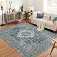thumbnail image 6 of 5'x7'Vintage Floral Printed Oriental Area Rug for Living Room, Bedroom, Dining Area, Home Office, 6 of 7