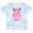 Tie Dye Blue, variant on Inktastic Cute Monster, Pink Monster, Funny Monster, Horns Boys or Girls Toddler T-Shirt