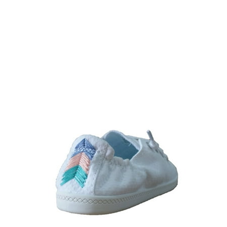 time and tru white canvas shoes