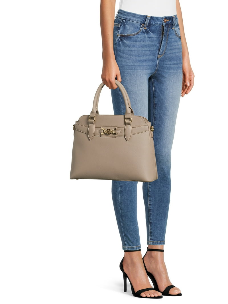 C. Wonder Women's Adult Naomi Caviar Textured Satchel Bag