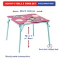 thumbnail image 2 of Juego de mesa de actividades Jakks Pacific Minnie Jr con 1 silla, verde azul/rojo, 2 of 9