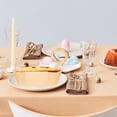 thumbnail image 5 of AURARMLET Golden Disposable Greaseproof Paper Hot Dog Holders Snack Trays for Parties 50 Pieces, 5 of 8
